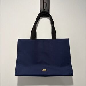 Frances Valentine Kate CEO Nylon Shopper Tote Bag Blue